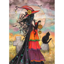 Charger l'image dans la galerie, Caractère - diamant rond complet - 40x30cm