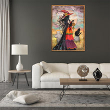 Charger l'image dans la galerie, Caractère - diamant rond complet - 40x30cm