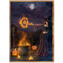 Charger l'image dans la galerie, Caractère - diamant rond complet - 40x30cm