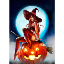 Charger l'image dans la galerie, Caractère - diamant rond complet - 40x30cm