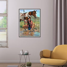 Charger l'image dans la galerie, Indien - diamant rond complet - 30x40cm