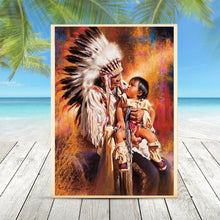 Charger l'image dans la galerie, Indien - diamant rond complet - 30x40cm