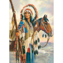 Charger l'image dans la galerie, Indien - diamant rond complet - 30x40cm