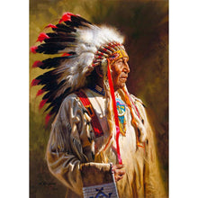 Charger l'image dans la galerie, Indien - diamant rond complet - 30x40cm