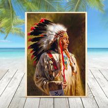 Charger l'image dans la galerie, Indien - diamant rond complet - 30x40cm