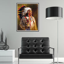 Charger l'image dans la galerie, Indien - diamant rond complet - 30x40cm