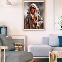 Charger l'image dans la galerie, Indien - diamant rond complet - 30x40cm