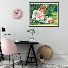 Charger l'image dans la galerie, Fille - diamant rond complet - 40x30cm