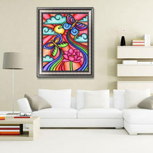 Charger l'image dans la galerie, Papillon - diamant rond complet - 30x40cm