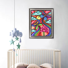 Charger l'image dans la galerie, Papillon - diamant rond complet - 30x40cm