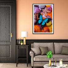 Charger l'image dans la galerie, Papillon - diamant rond complet - 30x40cm