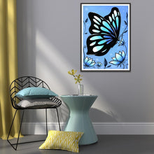 Charger l'image dans la galerie, Papillon - diamant rond complet - 30x40cm