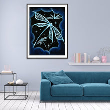 Charger l'image dans la galerie, Papillon - diamant rond complet - 30x40cm