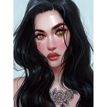 Charger l'image dans la galerie, Caractère - diamant rond complet - 30x40cm