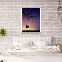 Charger l'image dans la galerie, Caractère - diamant rond complet - 30x40cm