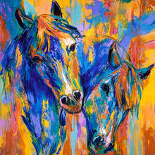 Charger l'image dans la galerie, Résumé - diamant rond complet - 30x30cm