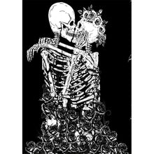 Charger l'image dans la galerie, Crâne - diamant rond complet - 40x30cm