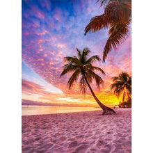 Charger l'image dans la galerie, Vue sur la mer - diamant rond complet - 30x40cm