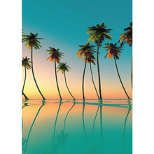 Charger l'image dans la galerie, Vue sur la mer - diamant rond complet - 30x40cm