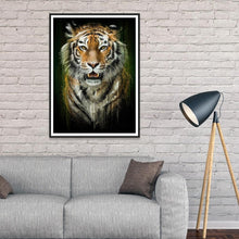 Charger l'image dans la galerie, Tigre - diamant rond complet - 30x40cm