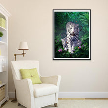 Charger l'image dans la galerie, Tigre - diamant rond complet - 30x40cm
