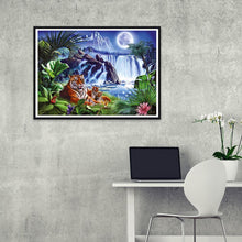 Charger l'image dans la galerie, Tigre - diamant rond complet - 40x30cm