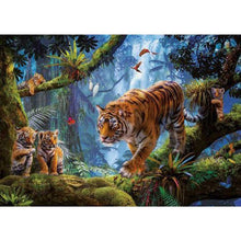 Charger l'image dans la galerie, Tigre - diamant rond complet - 40x30cm