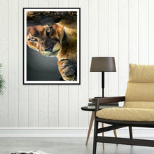 Charger l'image dans la galerie, Tigre - diamant rond complet - 30x40cm