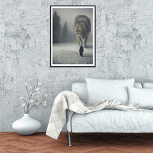 Charger l'image dans la galerie, Loup - diamant rond complet - 30x40cm