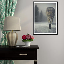 Charger l'image dans la galerie, Loup - diamant rond complet - 30x40cm