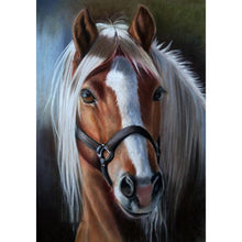 Charger l'image dans la galerie, Cheval - diamant rond complet - 30x40cm