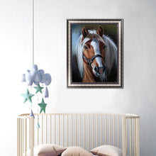 Charger l'image dans la galerie, Cheval - diamant rond complet - 30x40cm