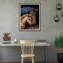 Charger l'image dans la galerie, Cheval - diamant rond complet - 30x40cm