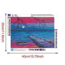 Charger l'image dans la galerie, Paysage - diamant rond complet - 40x30cm