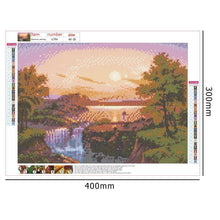 Charger l'image dans la galerie, Paysage - diamant rond complet - 40x30cm