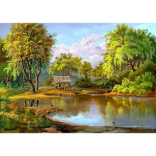 Charger l'image dans la galerie, Paysage - diamant rond complet - 40x30cm