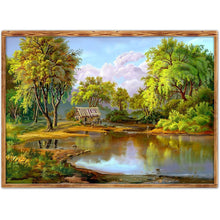 Charger l'image dans la galerie, Paysage - diamant rond complet - 40x30cm