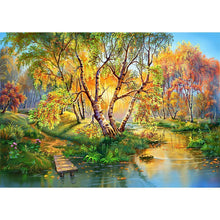 Charger l'image dans la galerie, Paysage - diamant rond complet - 40x30cm