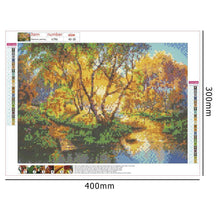 Charger l'image dans la galerie, Paysage - diamant rond complet - 40x30cm