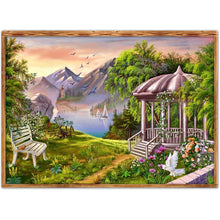 Charger l'image dans la galerie, Paysage - diamant rond complet - 40x30cm