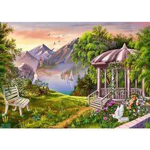 Charger l'image dans la galerie, Paysage - diamant rond complet - 40x30cm