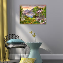 Charger l'image dans la galerie, Paysage - diamant rond complet - 40x30cm