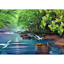 Charger l'image dans la galerie, Paysage - diamant rond complet - 40x30cm
