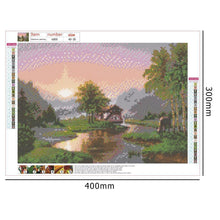 Charger l'image dans la galerie, Paysage - diamant rond complet - 40x30cm