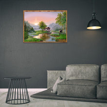 Charger l'image dans la galerie, Paysage - diamant rond complet - 40x30cm
