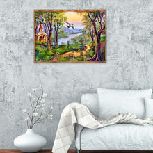 Charger l'image dans la galerie, Paysage - diamant rond complet - 40x30cm