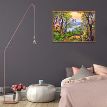 Charger l'image dans la galerie, Paysage - diamant rond complet - 40x30cm