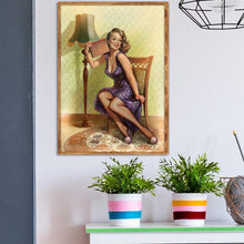 Charger l'image dans la galerie, Caractère - diamant rond complet - 40x30cm