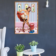 Charger l'image dans la galerie, Caractère - diamant rond complet - 40x30cm