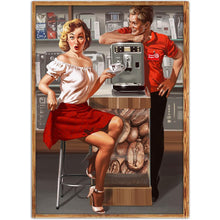 Charger l'image dans la galerie, Caractère - diamant rond complet - 30x40cm